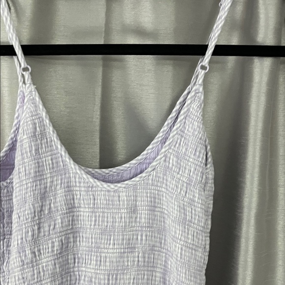 Aerie Soft Lilac gingham Maxi Dress - Picture 5 of 12